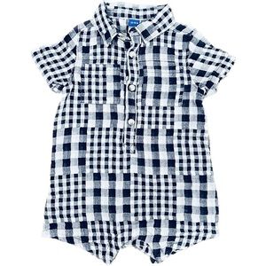 NWT Old Navy Plaid Shorts Romper Size 12-18 Months